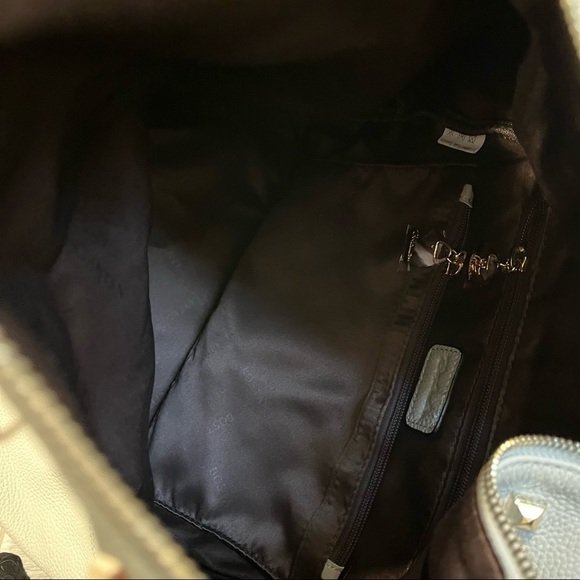 Bostanten Pebble Leather Studded Backpack